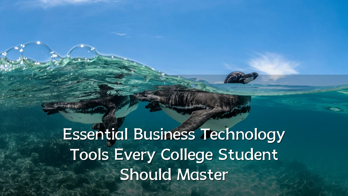 Essential Business Technology Tools Every College Student Should Master