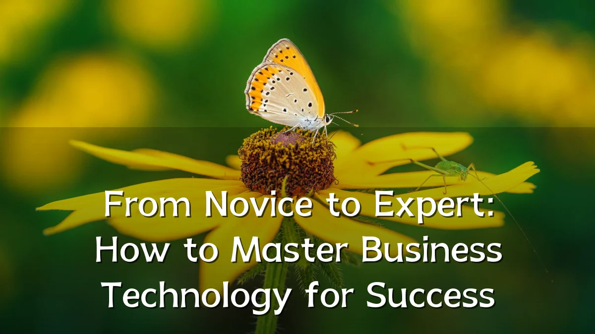 From Novice to Expert: How to Master Business Technology for Success
