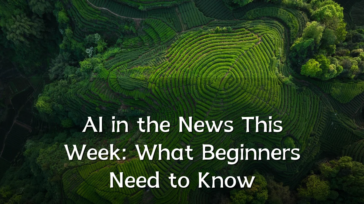 AI in the News This Week: What Beginners Need to Know