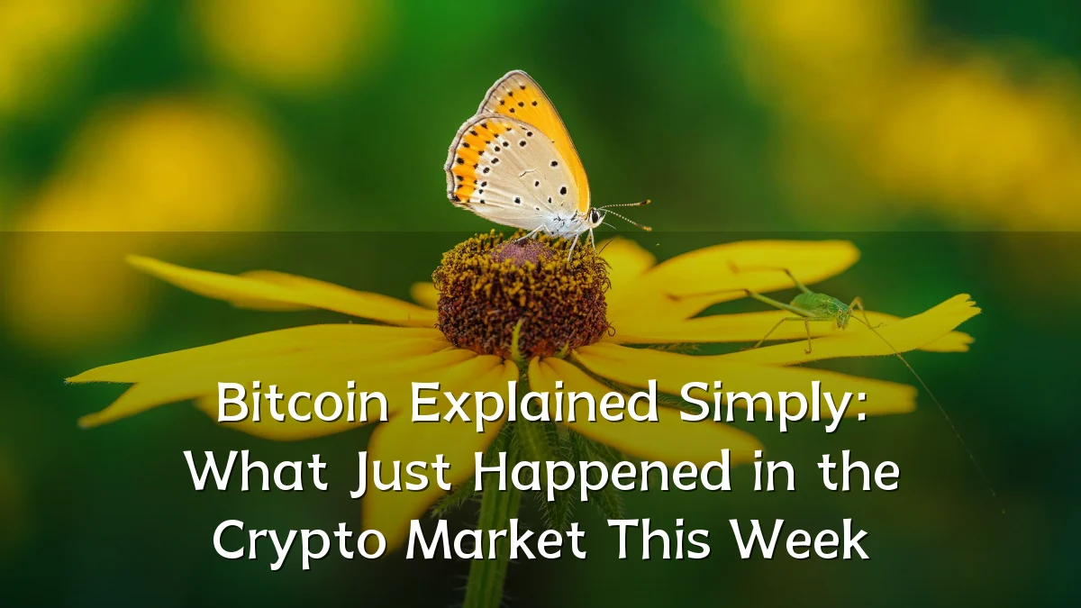 Bitcoin Explained Simply: What Just Happened in the Crypto Market This Week