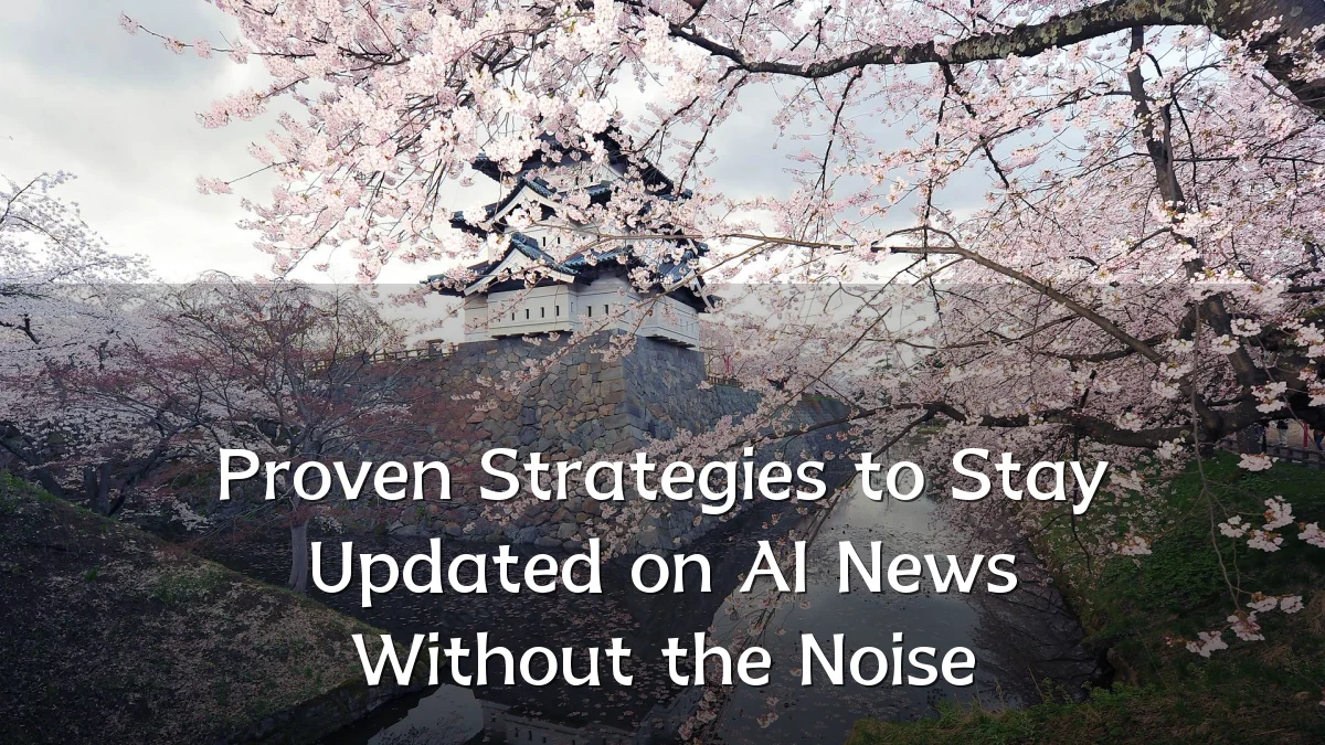 Proven Strategies to Stay Updated on AI News Without the Noise