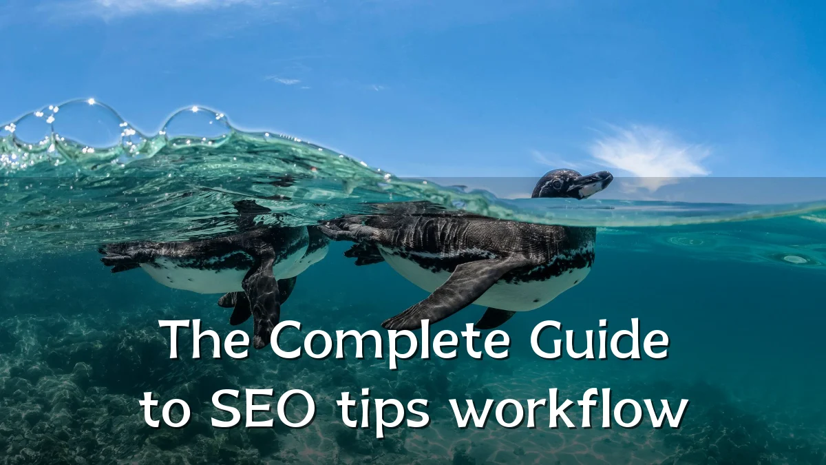 The Complete Guide to SEO tips workflow